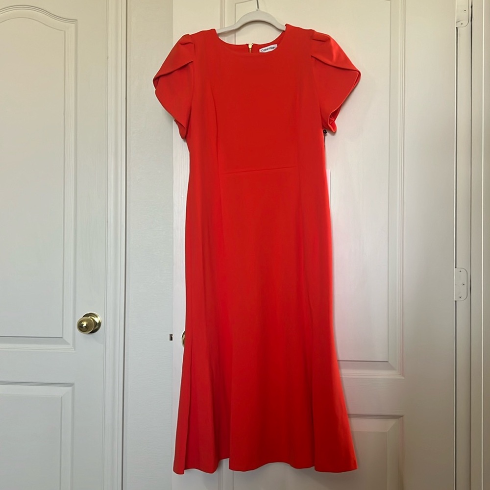 NWT Womens size 14 Calvin Klein Midi Dress